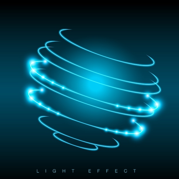 Free Vector | Blue lights background design