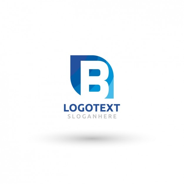Blue logo of letter B Vector | Free Download