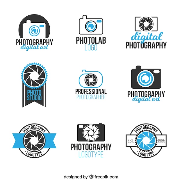 Download Vector Photographer Camera Logo PSD - Free PSD Mockup Templates