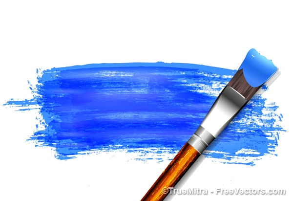 Paint Brush Blue