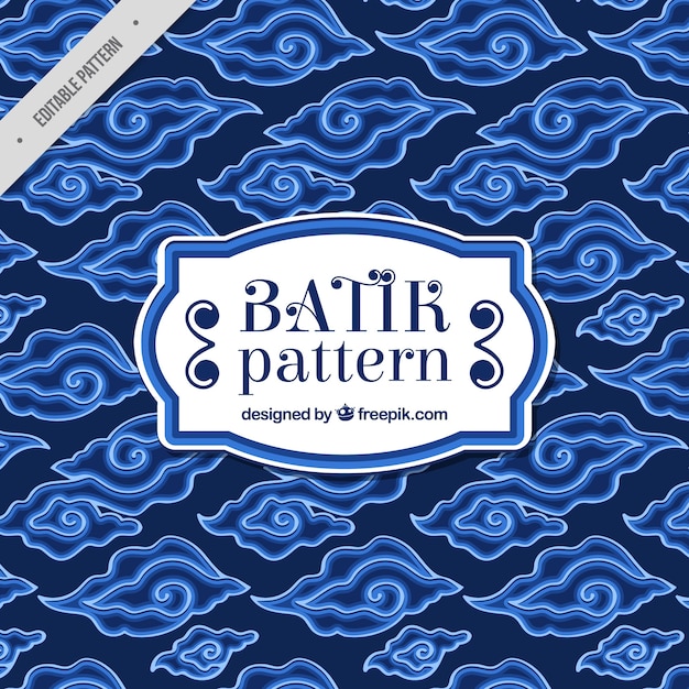 25 Inspirasi Keren Background Batik  Biru Hd My Life 