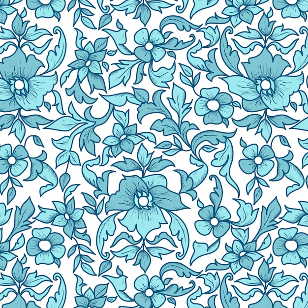 Premium Vector | Blue pattern design