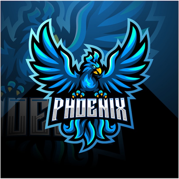 Download Free Blue Phoenix Esport Mascot Logo Design Premium Vector Use our free logo maker to create a logo and build your brand. Put your logo on business cards, promotional products, or your website for brand visibility.