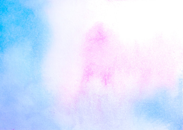 Blue and pink watercolor texture abstract background | Premium Vector