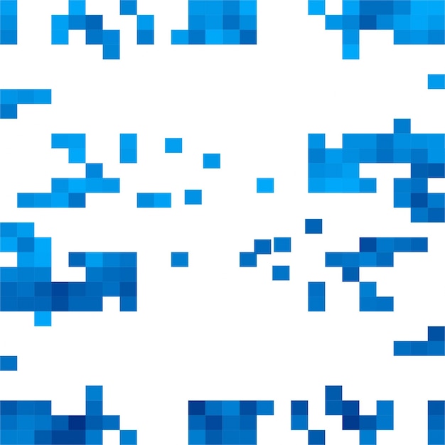 Free Vector | Blue pixel background