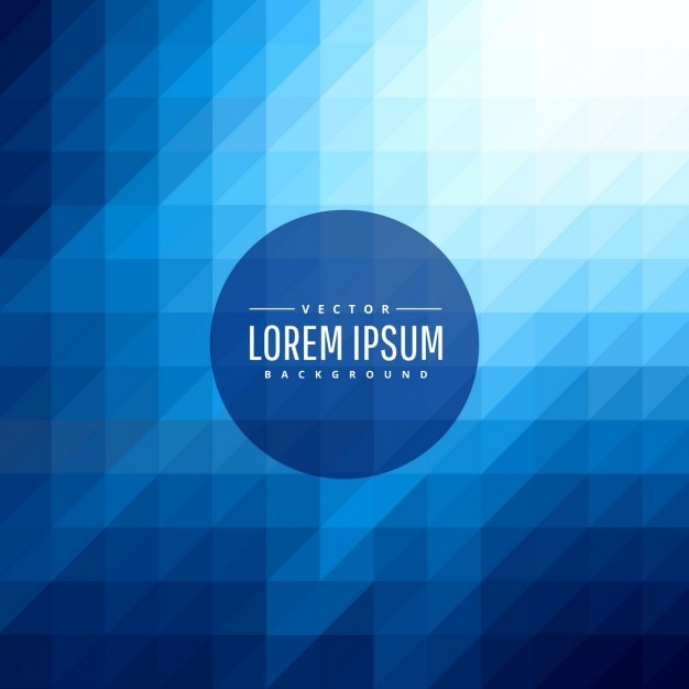 Blue polygonal background Vector | Free Download