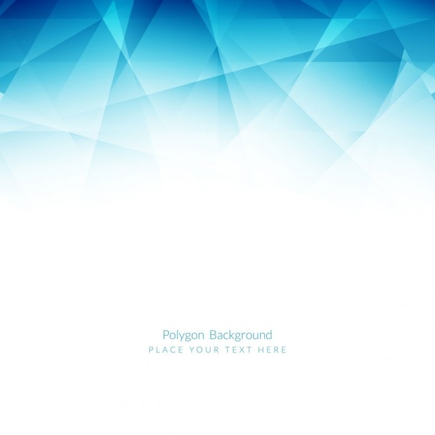 blue polygonal background vector