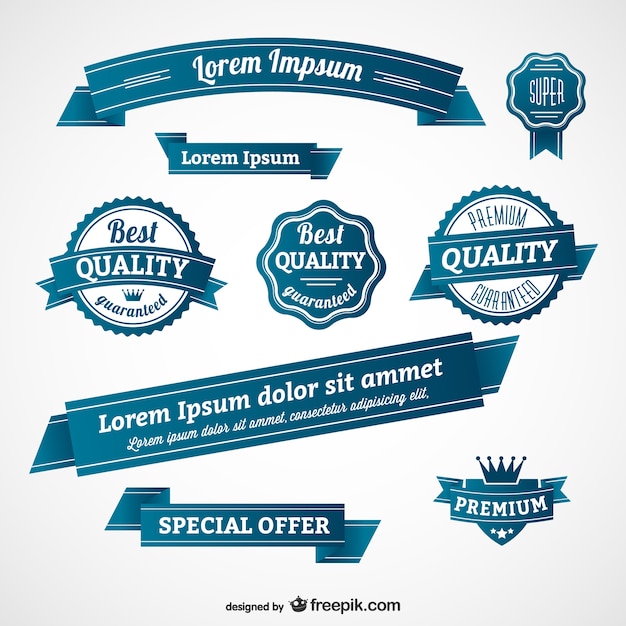 Download Free Freepik Blue Retro Badges And Banners Vector For Free Use our free logo maker to create a logo and build your brand. Put your logo on business cards, promotional products, or your website for brand visibility.