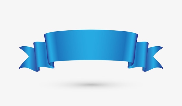 Premium Vector Blue Ribbon Banner