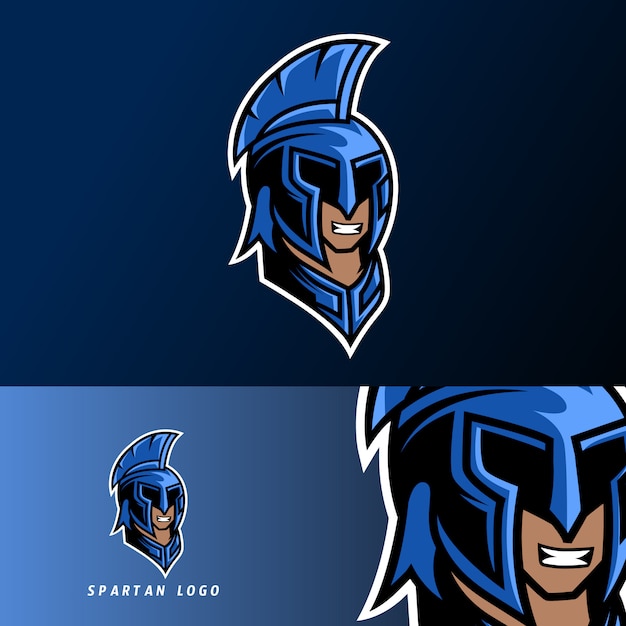 Download Free Blue Spartan Warior Mascot Gaming Sport Esport Logo Template With Use our free logo maker to create a logo and build your brand. Put your logo on business cards, promotional products, or your website for brand visibility.