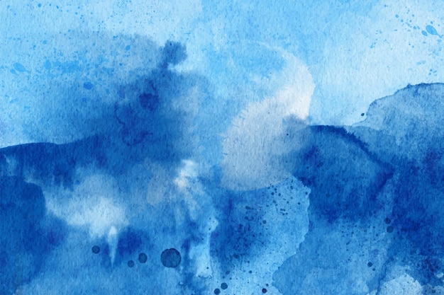 Premium Vector | Blue splash watercolor abstract background