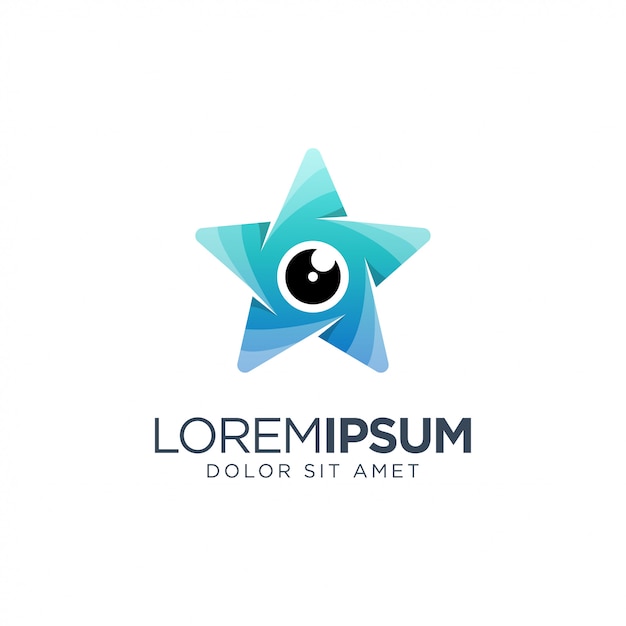 Download Free Blue Star Lens Logo Premium Vector Use our free logo maker to create a logo and build your brand. Put your logo on business cards, promotional products, or your website for brand visibility.