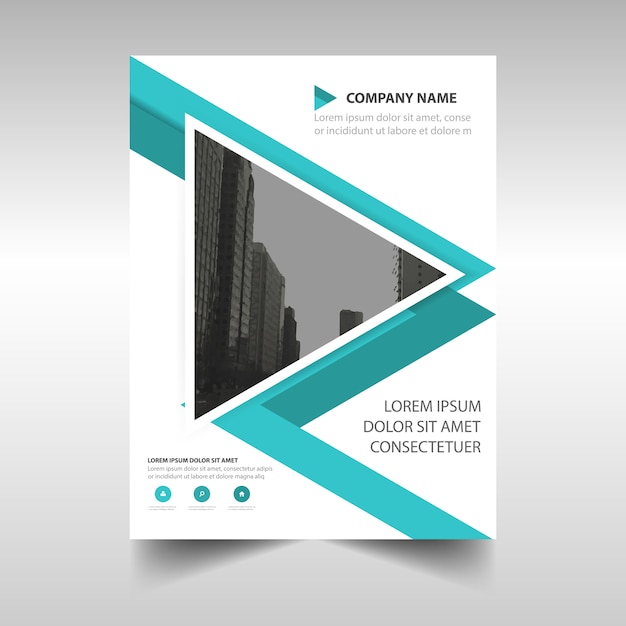 Download Free Blue Triangle Annual Report Book Cover Free Vector Use our free logo maker to create a logo and build your brand. Put your logo on business cards, promotional products, or your website for brand visibility.