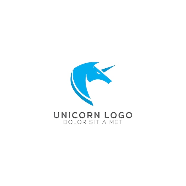 Download Free Blue Unicorn Logo Design Premium Vector Use our free logo maker to create a logo and build your brand. Put your logo on business cards, promotional products, or your website for brand visibility.