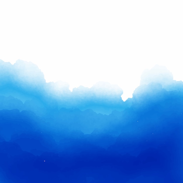 Free Vector | Blue watercolor background with space