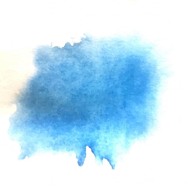 Download Free Vector | Blue watercolor background