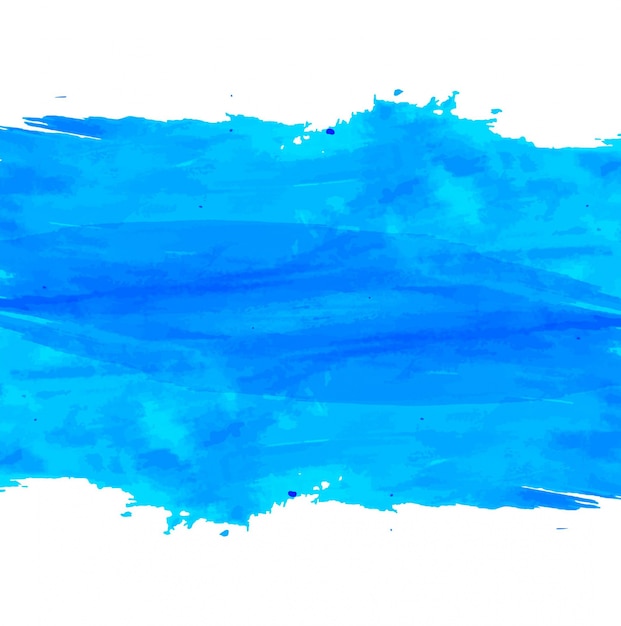 Download Free Vector | Blue watercolor background