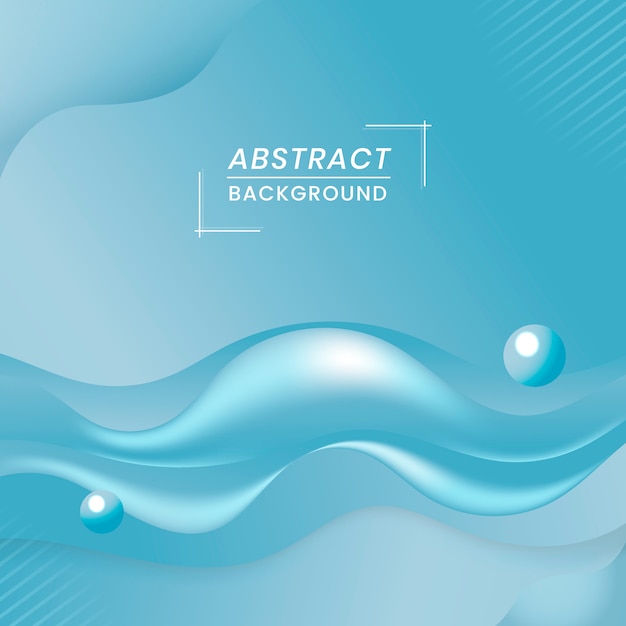 Blue wave background Vector | Free Download