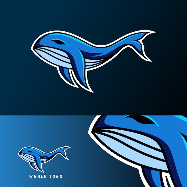 Download Free Blue Whale Fish Mascot Sport Gaming Esport Logo Template For Squad Use our free logo maker to create a logo and build your brand. Put your logo on business cards, promotional products, or your website for brand visibility.