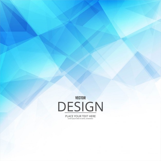 Free Vector | Blue and white polygonal background