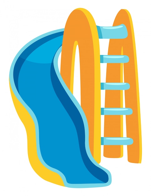 Blue and yellow slide | Free Vector