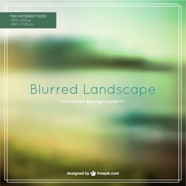 Blurred landscape vector