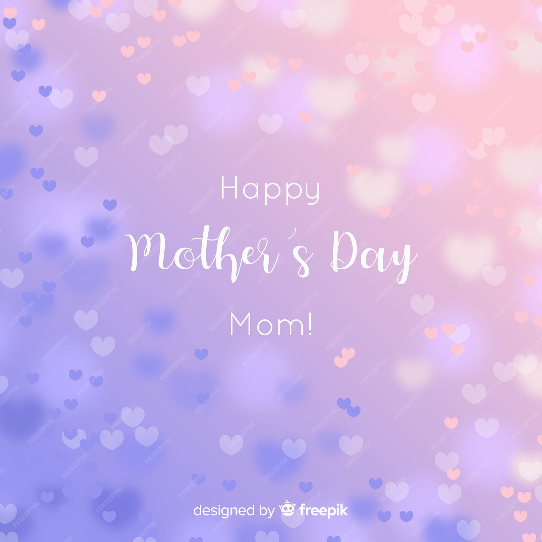 Free Vector | Blurred mother's day background