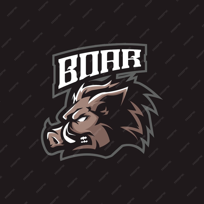 Premium Vector | Boar mascot logo design vector with modern ...