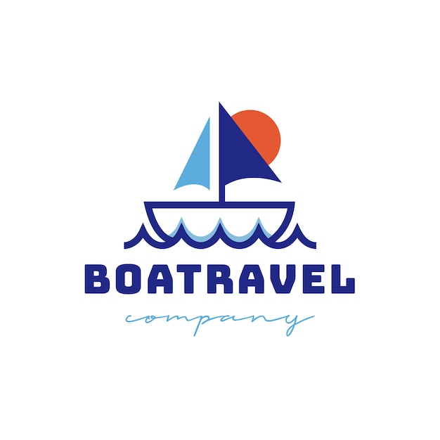 Download Free Boat Travel Logo Design Premium Vector Use our free logo maker to create a logo and build your brand. Put your logo on business cards, promotional products, or your website for brand visibility.