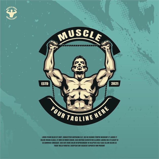 Premium Vector | Bodybuilder Fitness Model Illustration