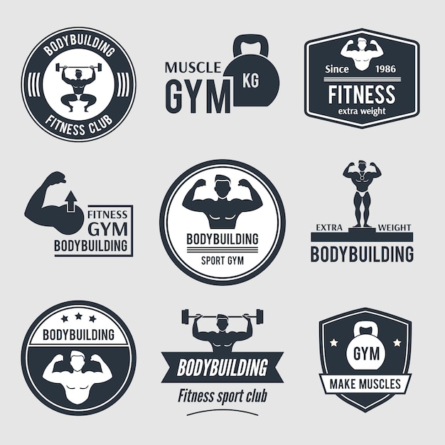 Premium Vector Bodybuilding And Gym Logo - Reverasite