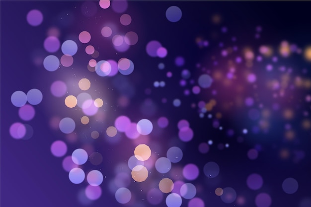 Free Vector | Bokeh abstract glowing background