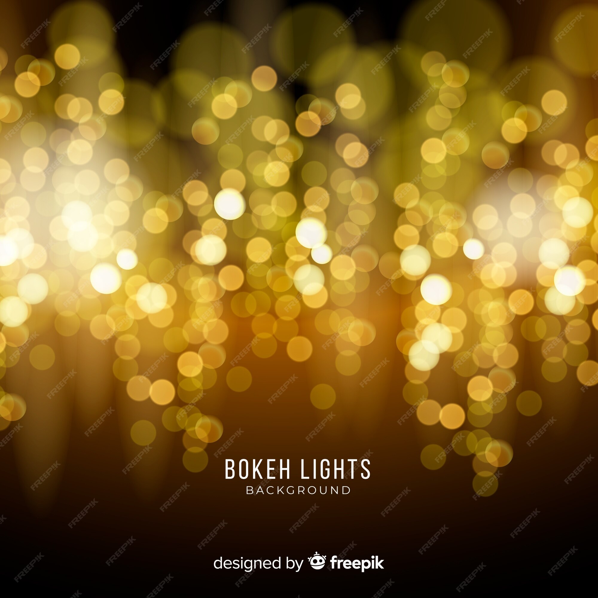 Premium Vector Bokeh Lights Background