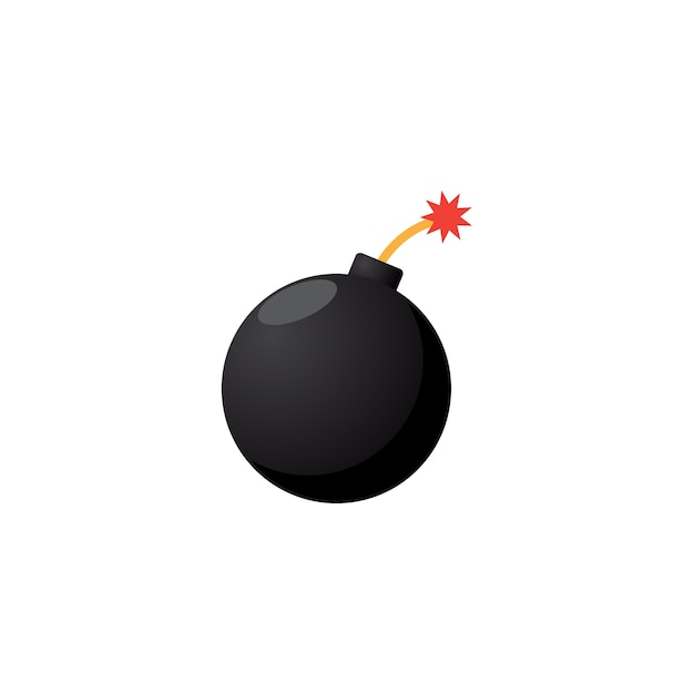 Bomb vector illustration Vector | Premium Download