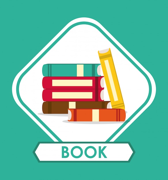 Premium Vector | Book icon design