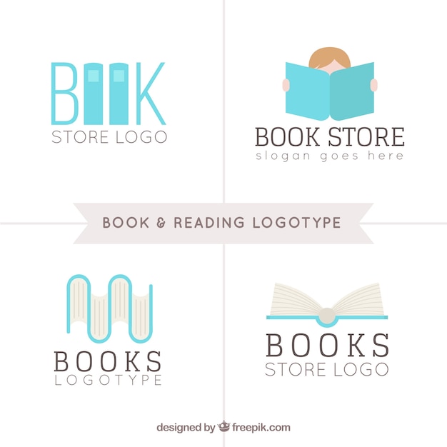 Download Free Book Store Logo Collection Free Vector Use our free logo maker to create a logo and build your brand. Put your logo on business cards, promotional products, or your website for brand visibility.