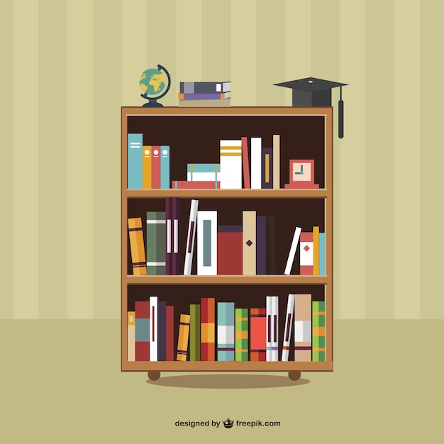 Download Bookshelf Images | Free Vectors, Stock Photos & PSD