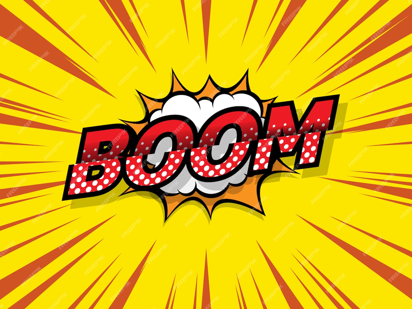 Premium Vector | Boom comic book, pop art background