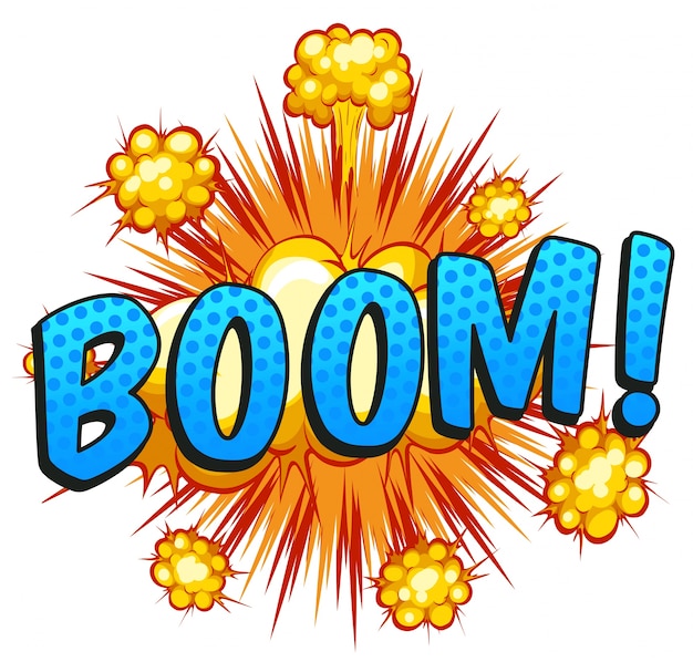 Boom Free Vector