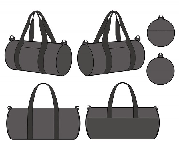 duffle bag drawing