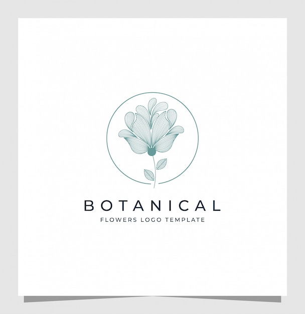 Botanical logo inspiration | Premium Vector