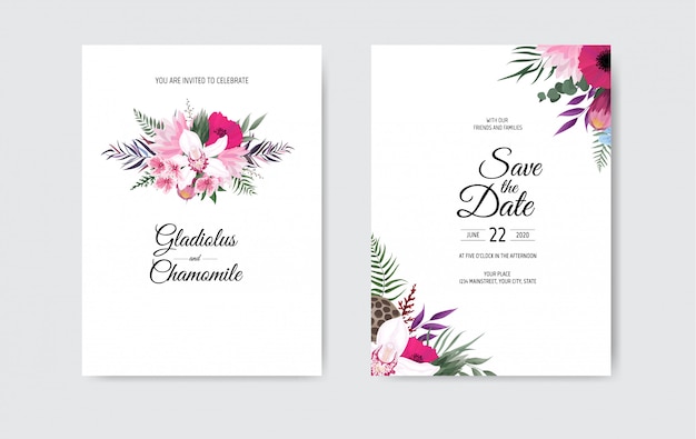 Background Wedding Invitation Card Design