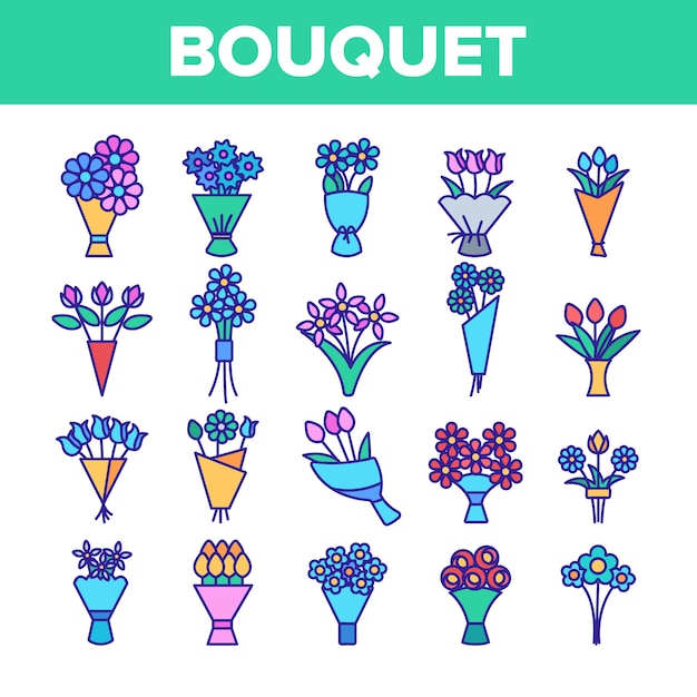 Premium Vector Bouquets