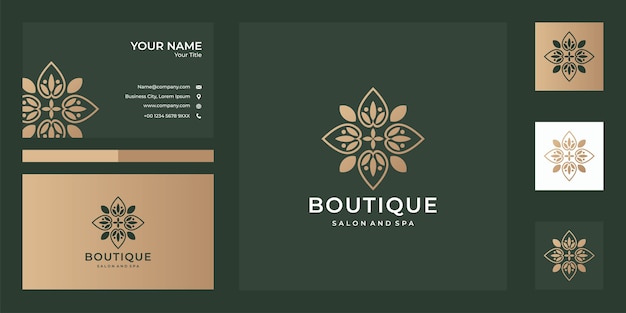  Boutique logo design and business card, good use for spa, boutique, spa and fashion logo company Pr
