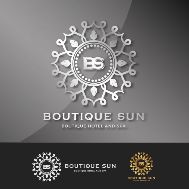 Download Boutique logo template collection Vector | Free Download