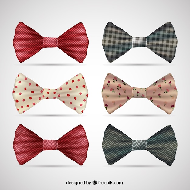 Download Bow ties collection Vector | Free Download
