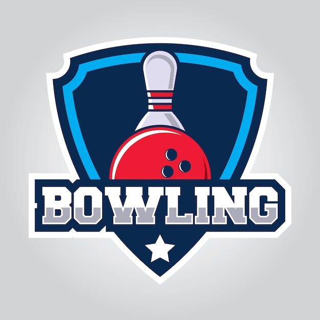 Premium Vector | Bowling design template