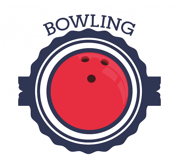 Premium Vector | Bowling icons design