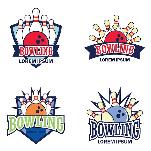 Bowling Logos Clip Art