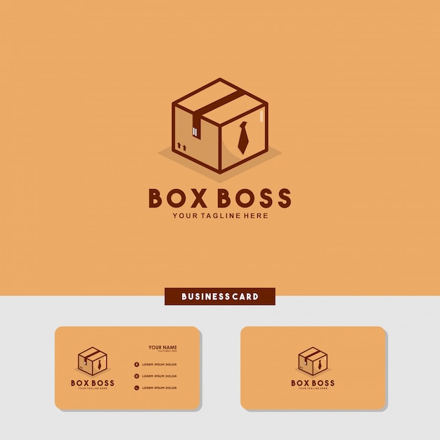 Download Free Box Boss Logo With Flat Design Premium Vector Use our free logo maker to create a logo and build your brand. Put your logo on business cards, promotional products, or your website for brand visibility.